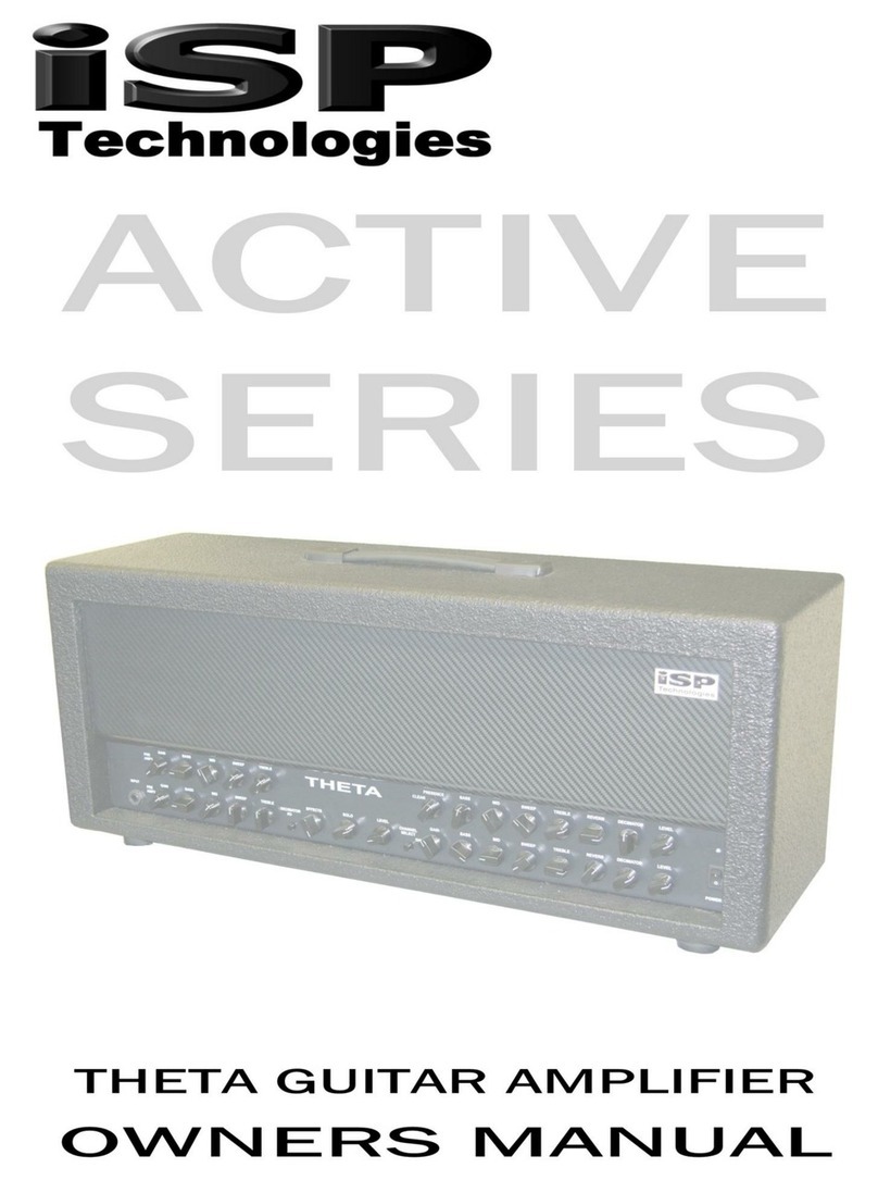 iSP Technologies Theta Active Series Manual de usuario