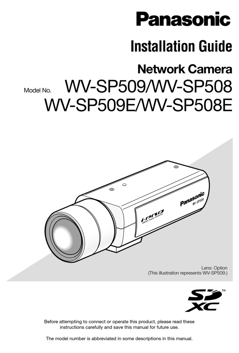 Panasonic WV-SP509 Manual de usuario