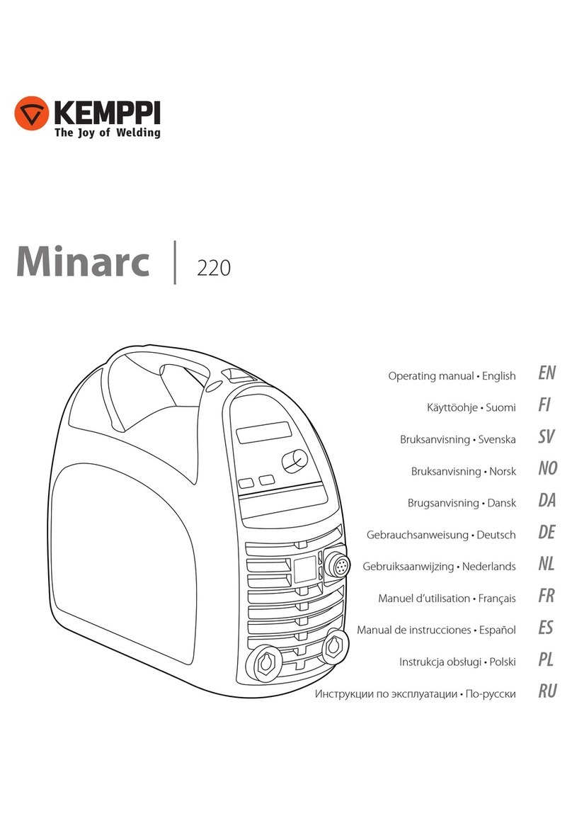 Kemppi 220 Manual de usuario