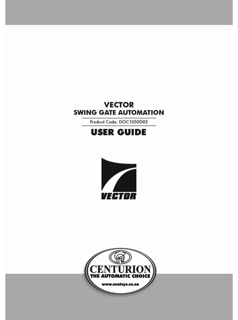 Centurion Vector Manual de usuario