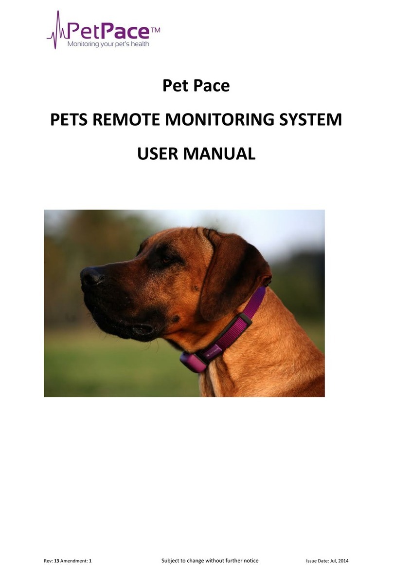 PetPace Pet Pace Manual de usuario