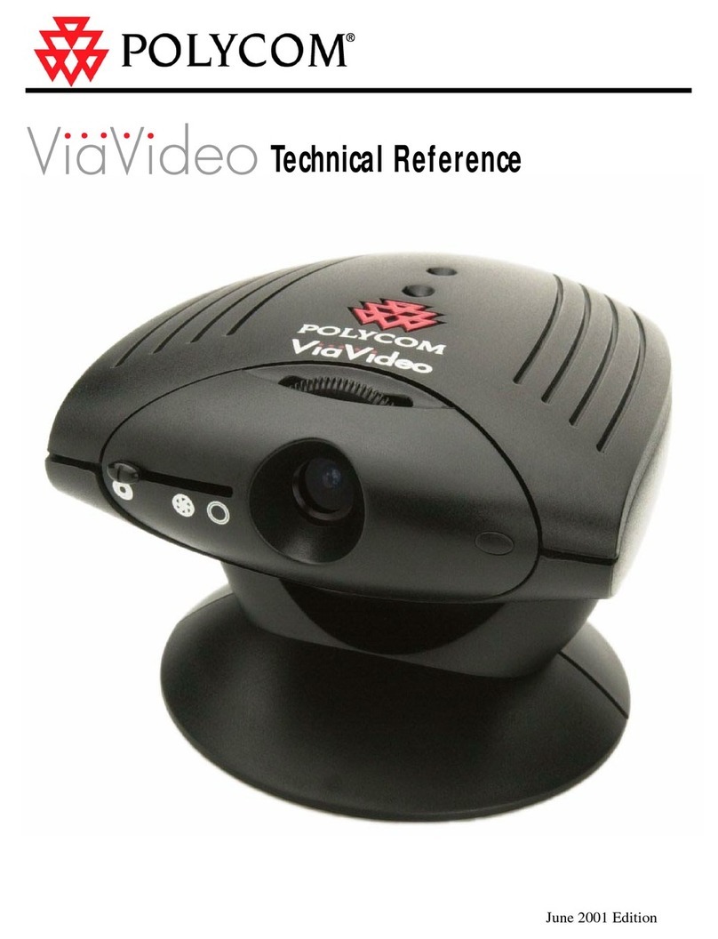 Polycom ViaVideo Manual de uso y cuidado