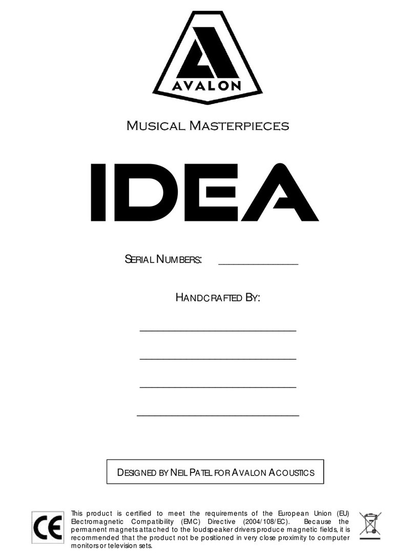 Avalon Idea Manual de usuario