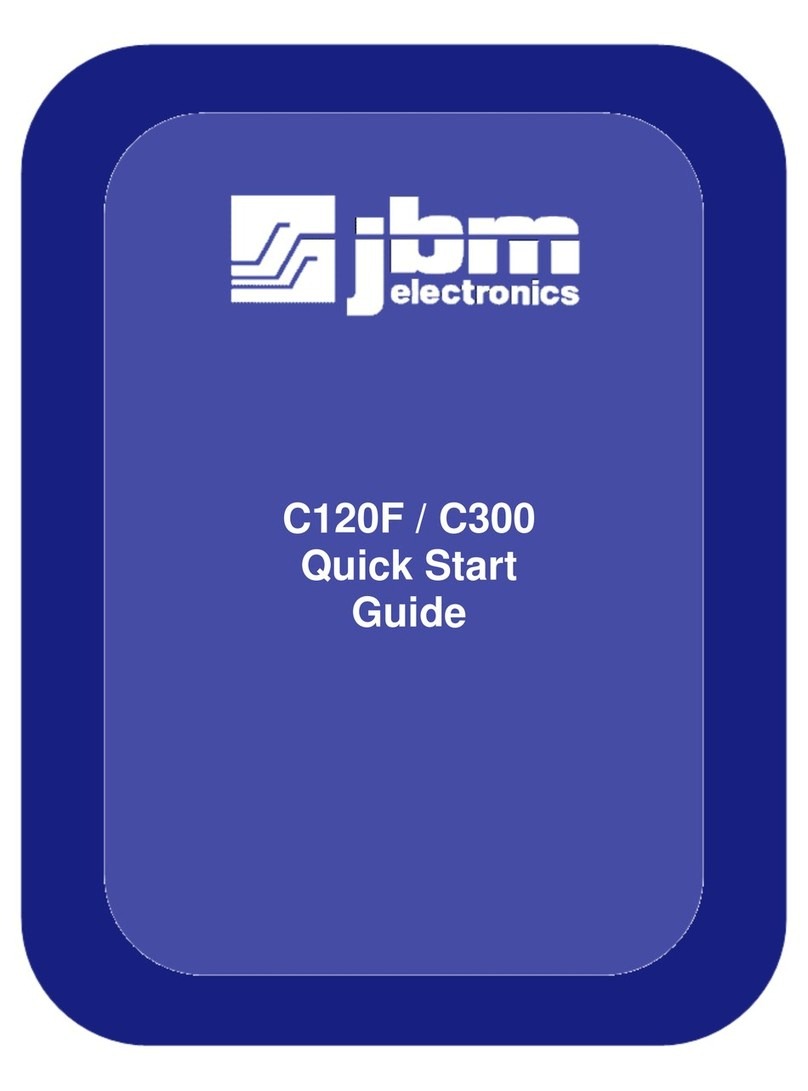 JBM electronics C120F Manual de usuario