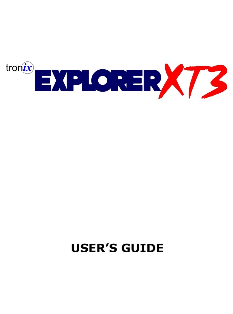 Tronix Explorer XT3 Manual de usuario Tronix Explorer XT3 Manual de usuario
