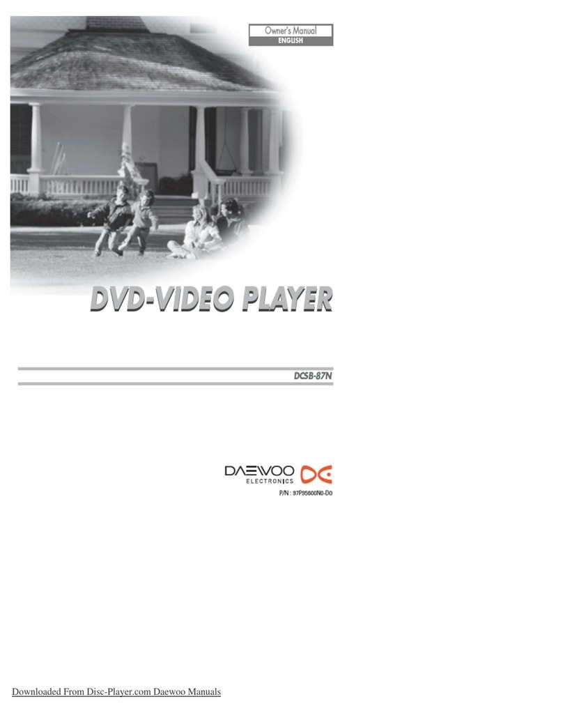 DAEWOO ELECTRONICS DCSB-87N Manual de usuario