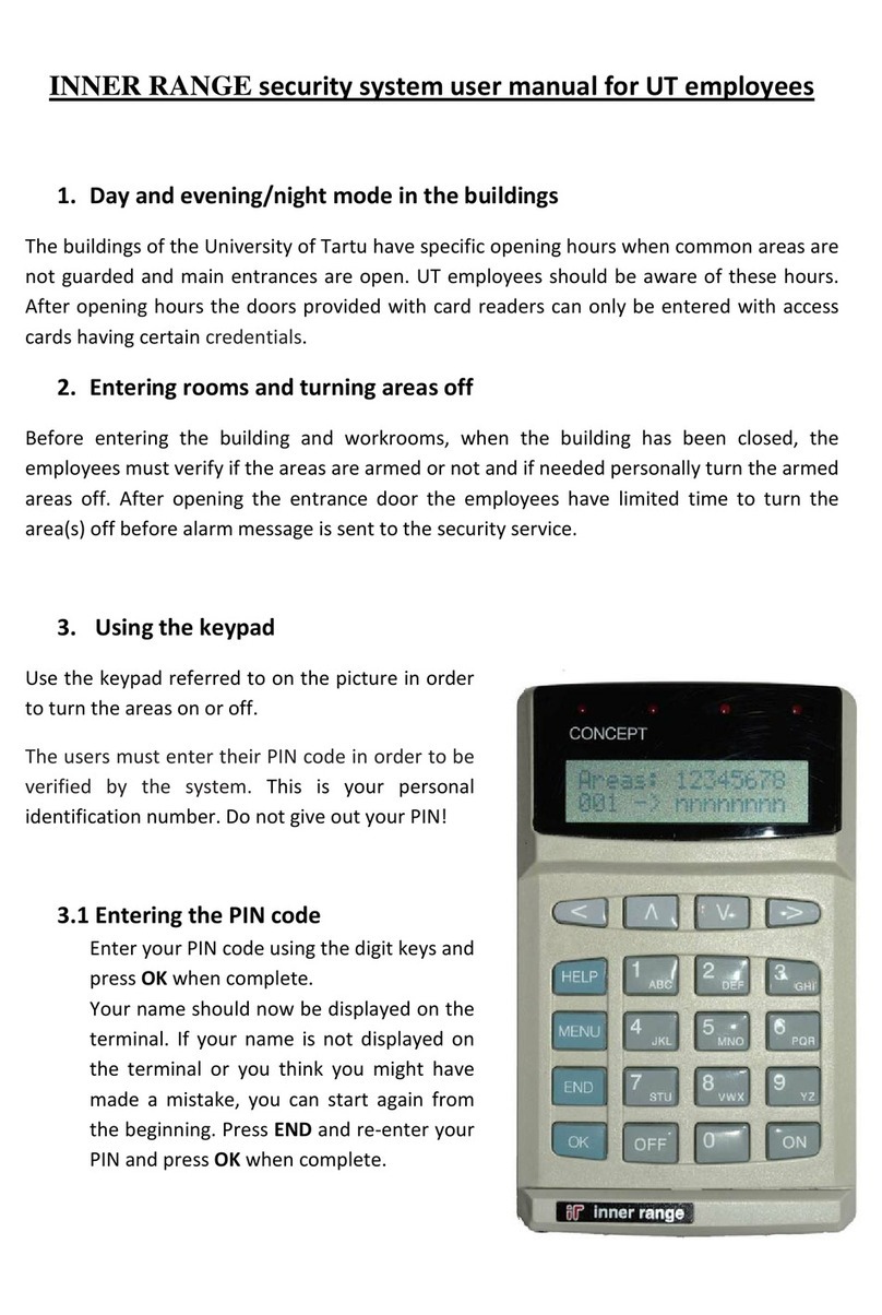 UT INNER RANGE Manual de usuario