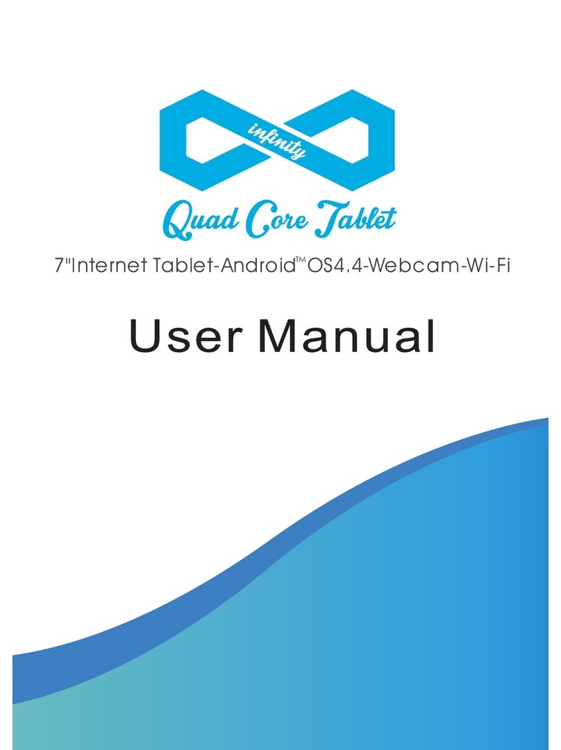 Infinity Quad Core Tablet Manual de usuario