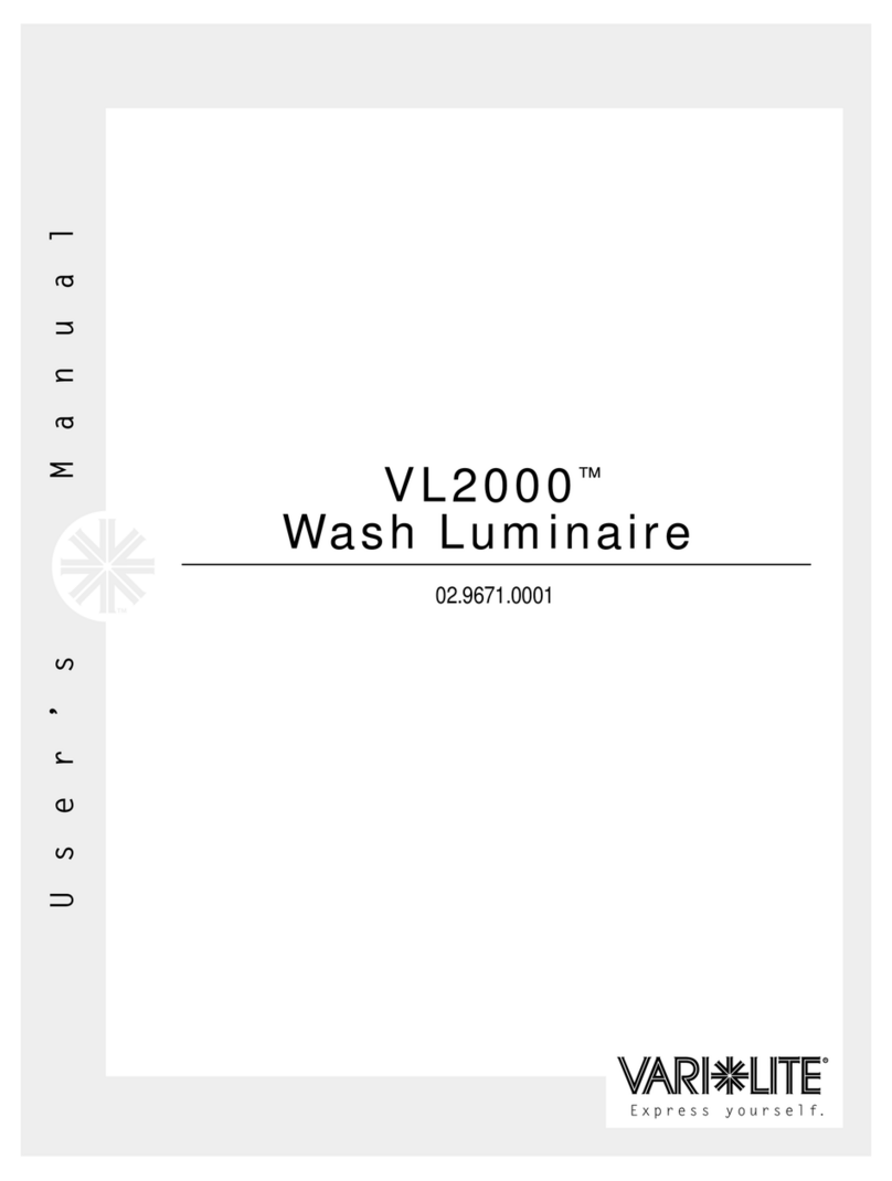 Vari Lite VL2000 Manual de usuario