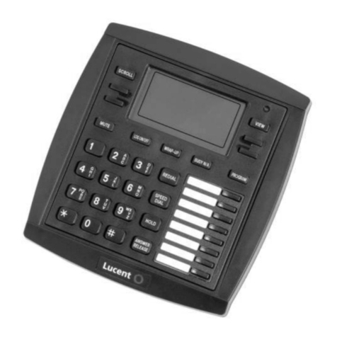 Lucent Technologies INDeX 20CC Turret Manual de usuario
