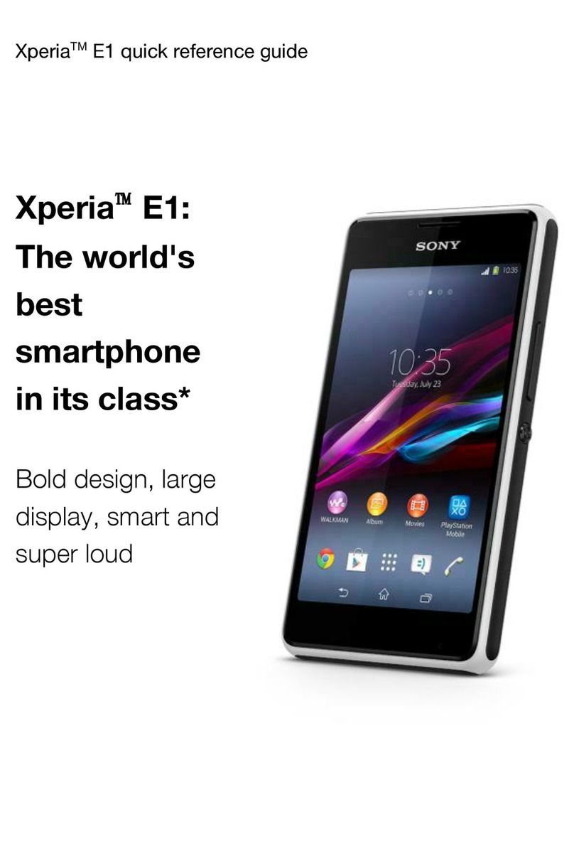 Sony Xperia E1 Manual de usuario
