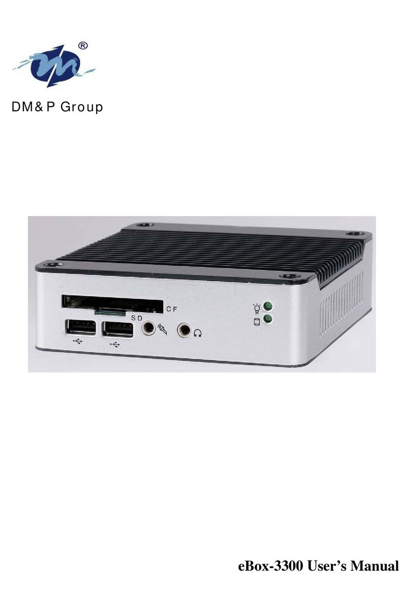 DMP Electronics eBox-3300 Manual de usuario