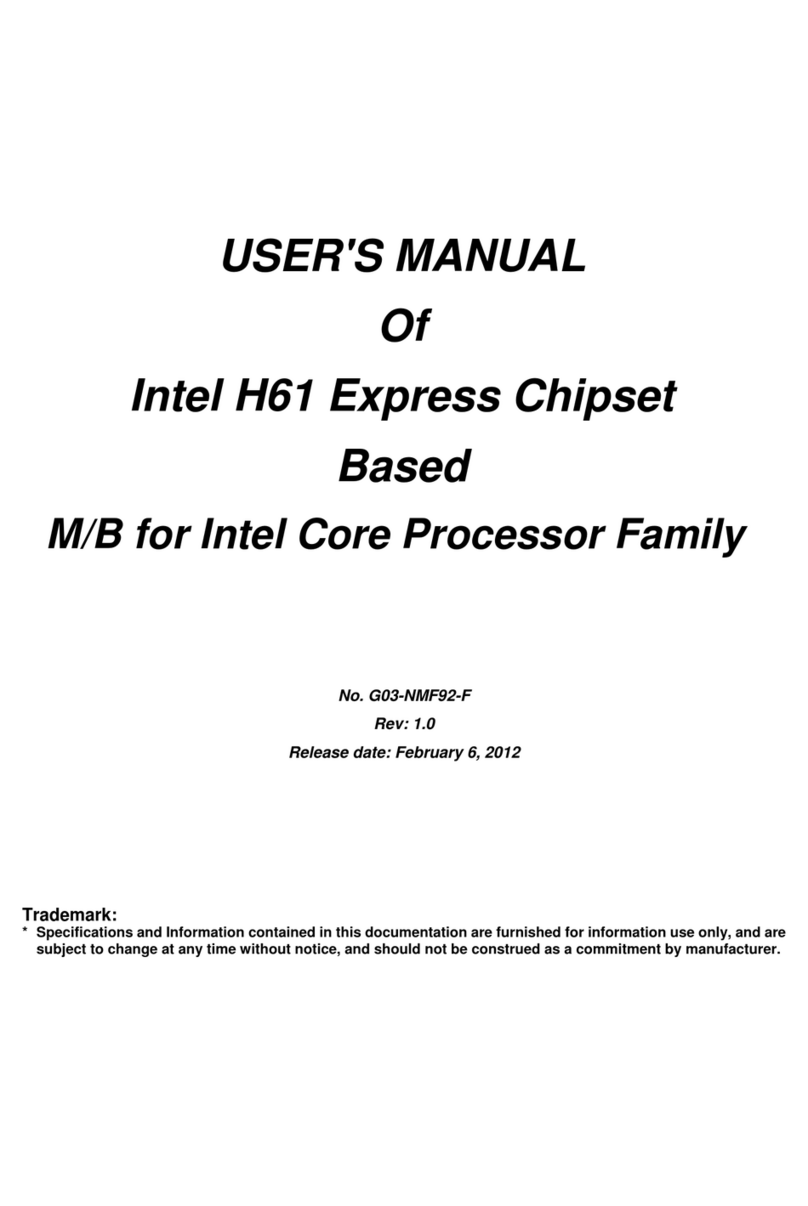 Intel H61 Express Manual de usuario