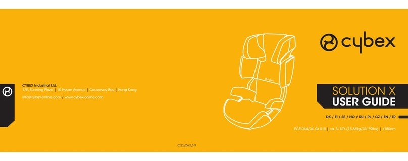 CYBEX SOLUTION X Manual de usuario