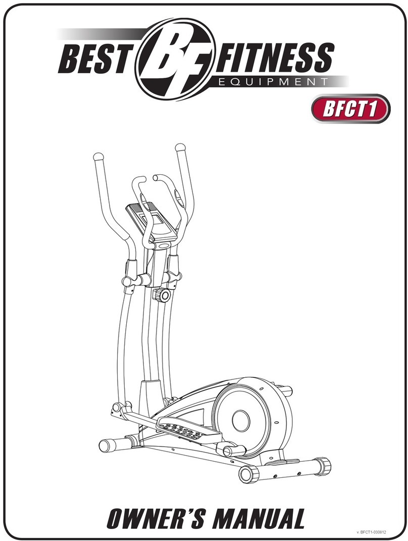 Best Fitness BFCT1 Manual de usuario Best Fitness BFCT1 Manual de usuario