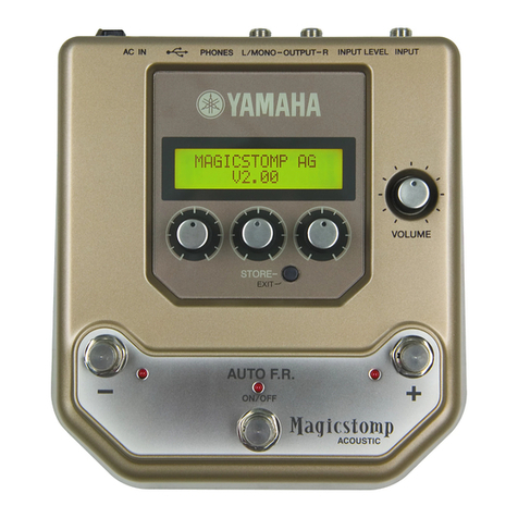 Yamaha MagicStomp Manual de usuario