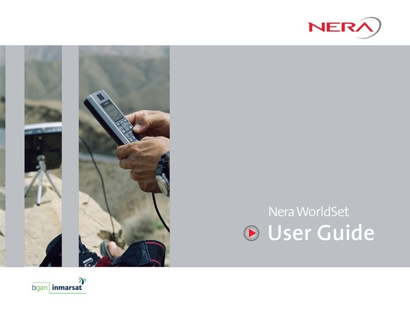Nera WorldSet Manual de usuario Nera WorldSet Manual de usuario