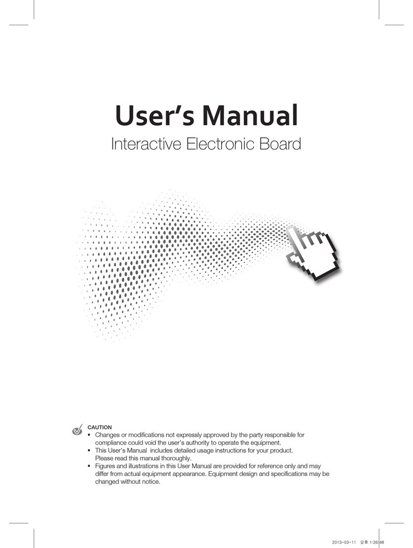 Viditouch Interactive Electronic Board Manual de usuario