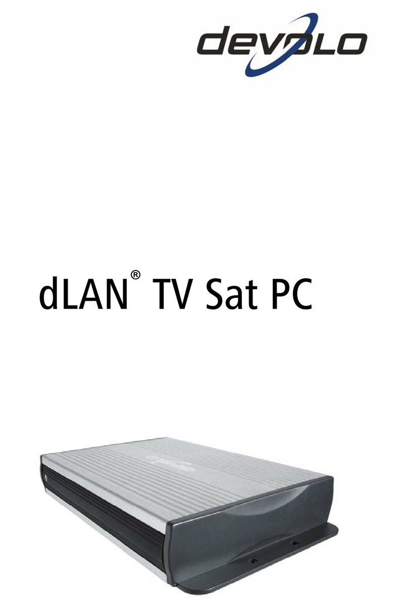 Devolo dLAN TV Sat PC Manual de usuario
