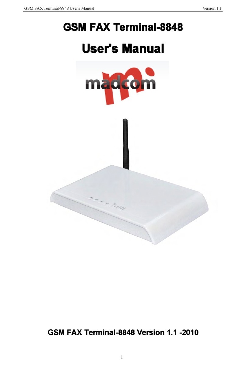 madcom 8848 Manual de usuario