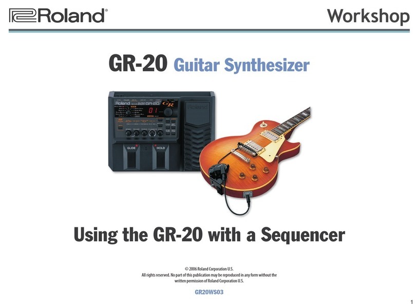 Roland GR-20 Manual de usuario