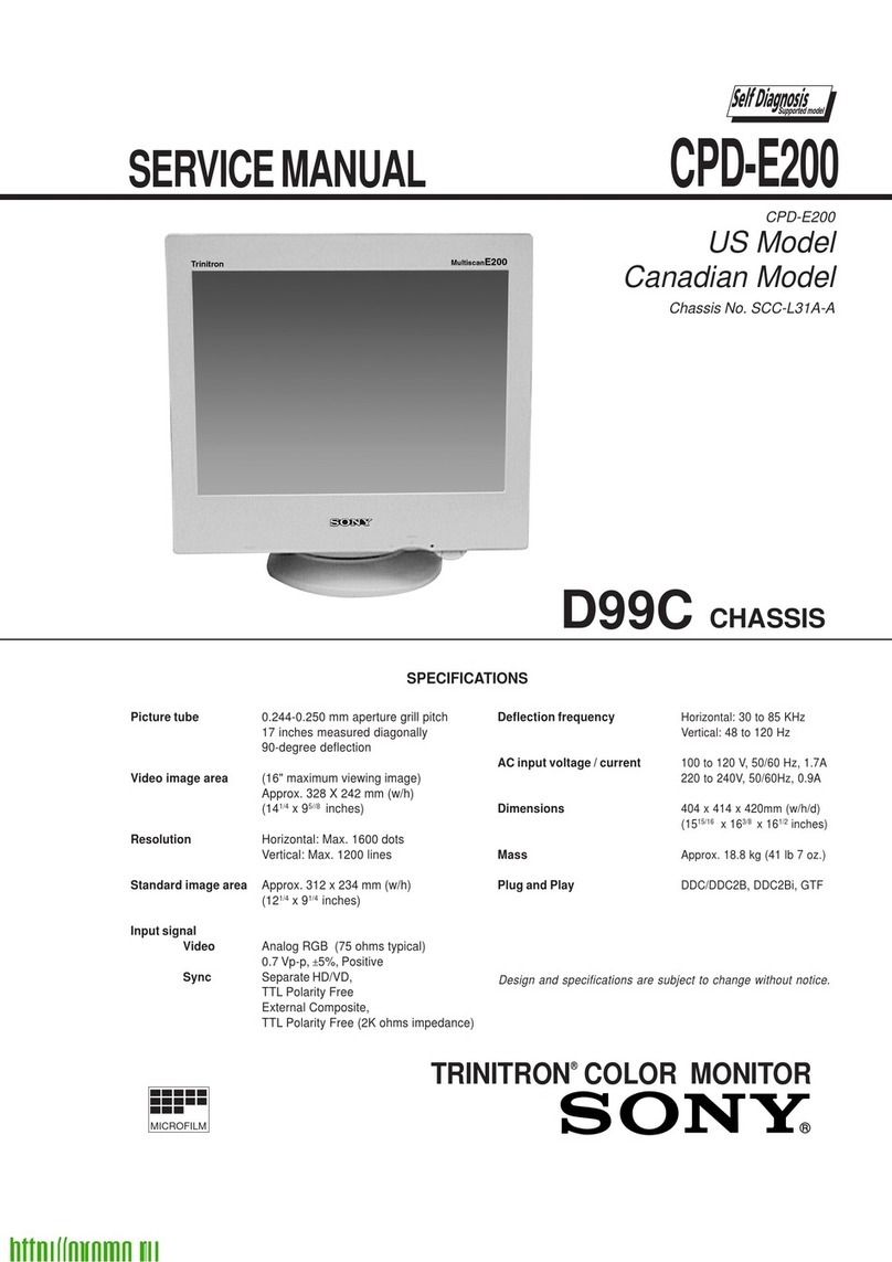 Sony Trinitron CPD-E200 Manual de usuario