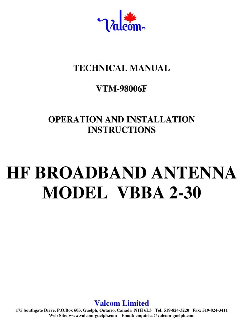 Valcom VBBA 2-30 Manual de usuario
