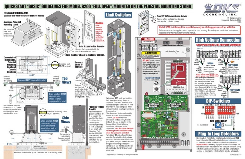 DKS 9200 "Full Open" Manual de usuario