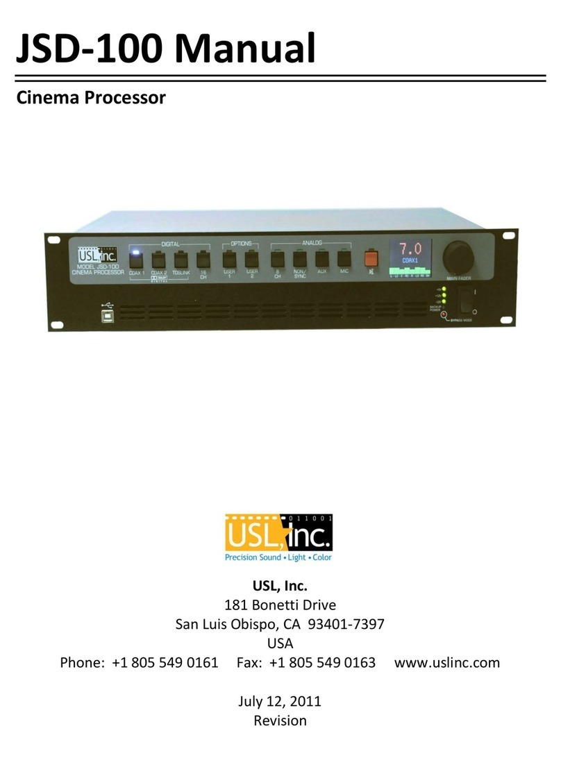 Usl JSD-100 Manual de usuario