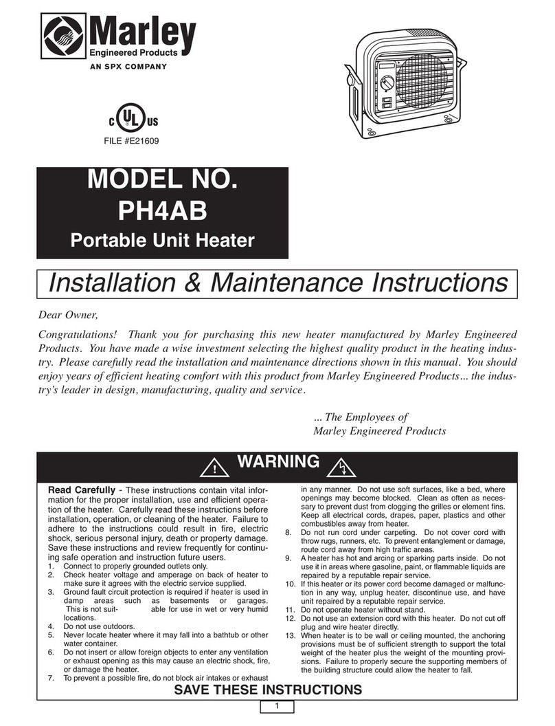 Marley PH4AB Instrucciones de instalación y funcionamiento