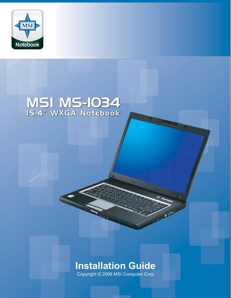 MSI MS-1034 Manual de usuario