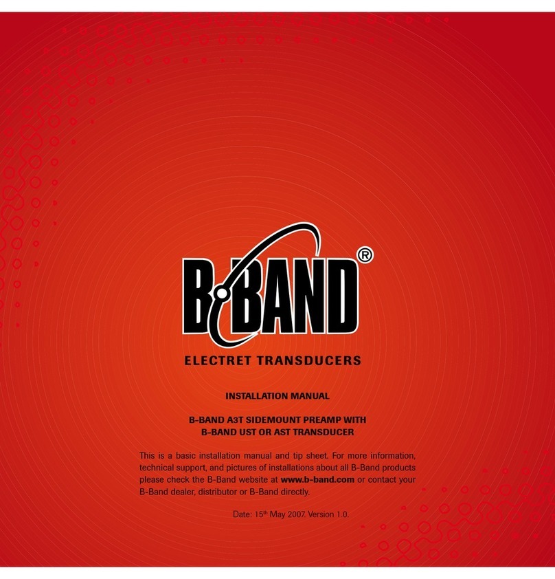 B-band UST Manual de usuario