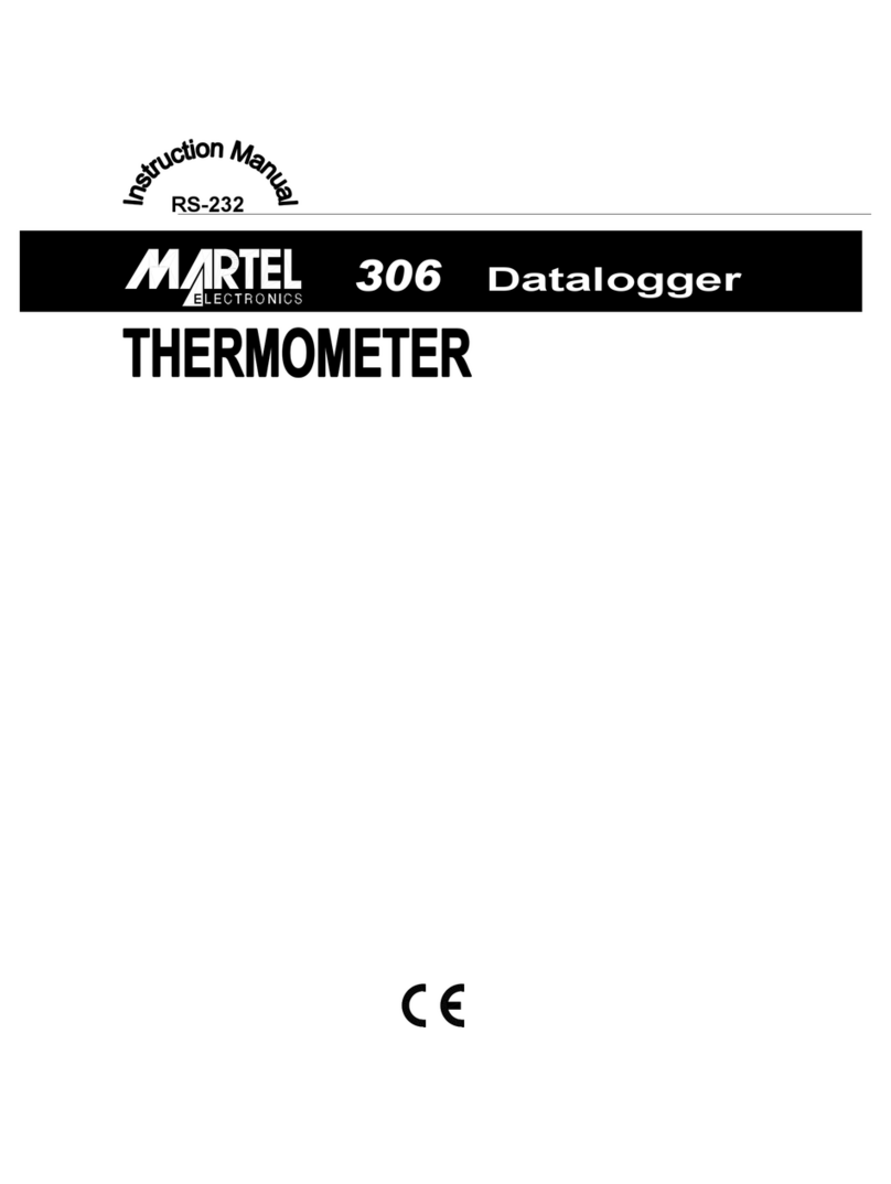 Martel 306 Dataloger Manual de usuario