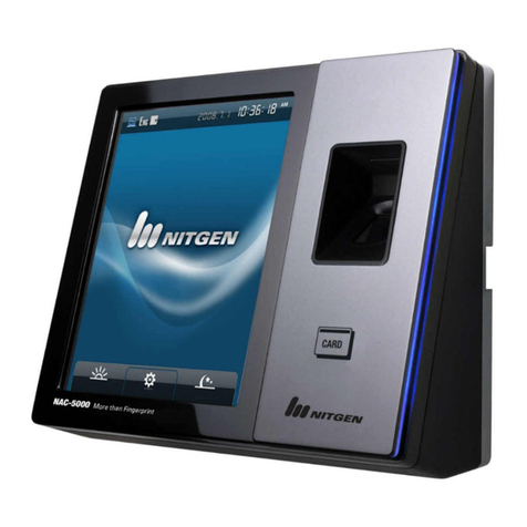 Nitgen NAC-5000 Manual de usuario