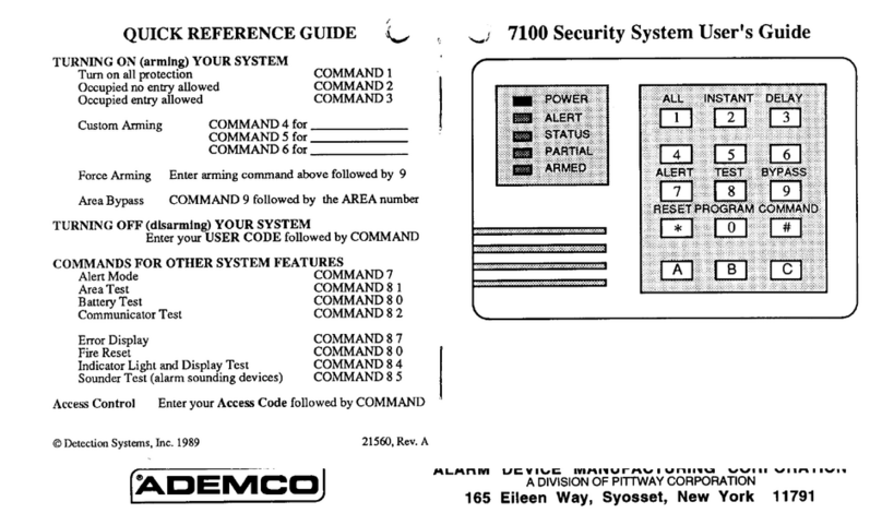 Detection Systems 7100 Manual de usuario