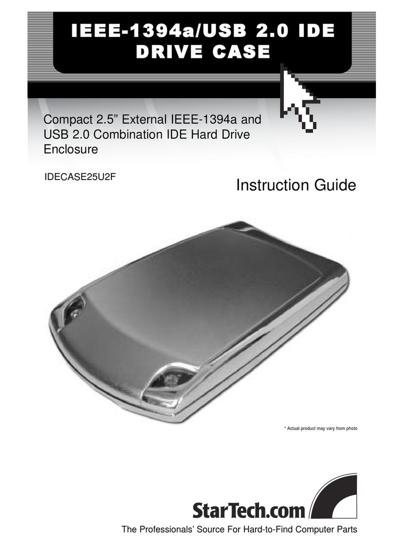 StarTech.com IDECASE25U2F Manual