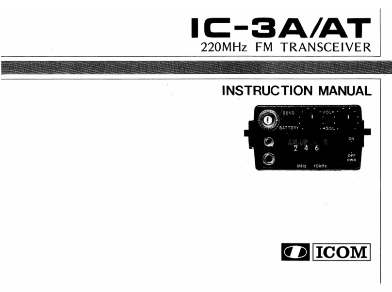 Icom IC-3A Manual de usuario