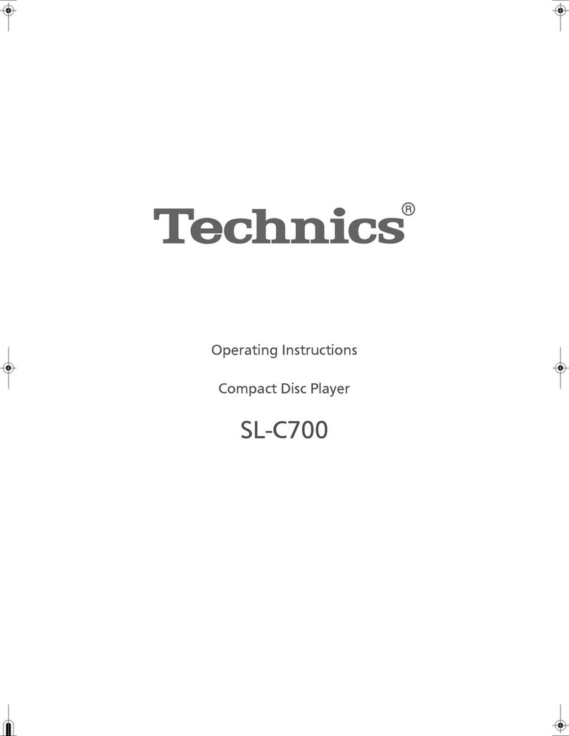 Technics SL-C700 Manual de usuario Technics SL-C700 Manual de usuario