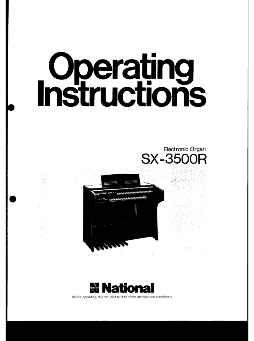 Technics SX-3500R Manual de usuario