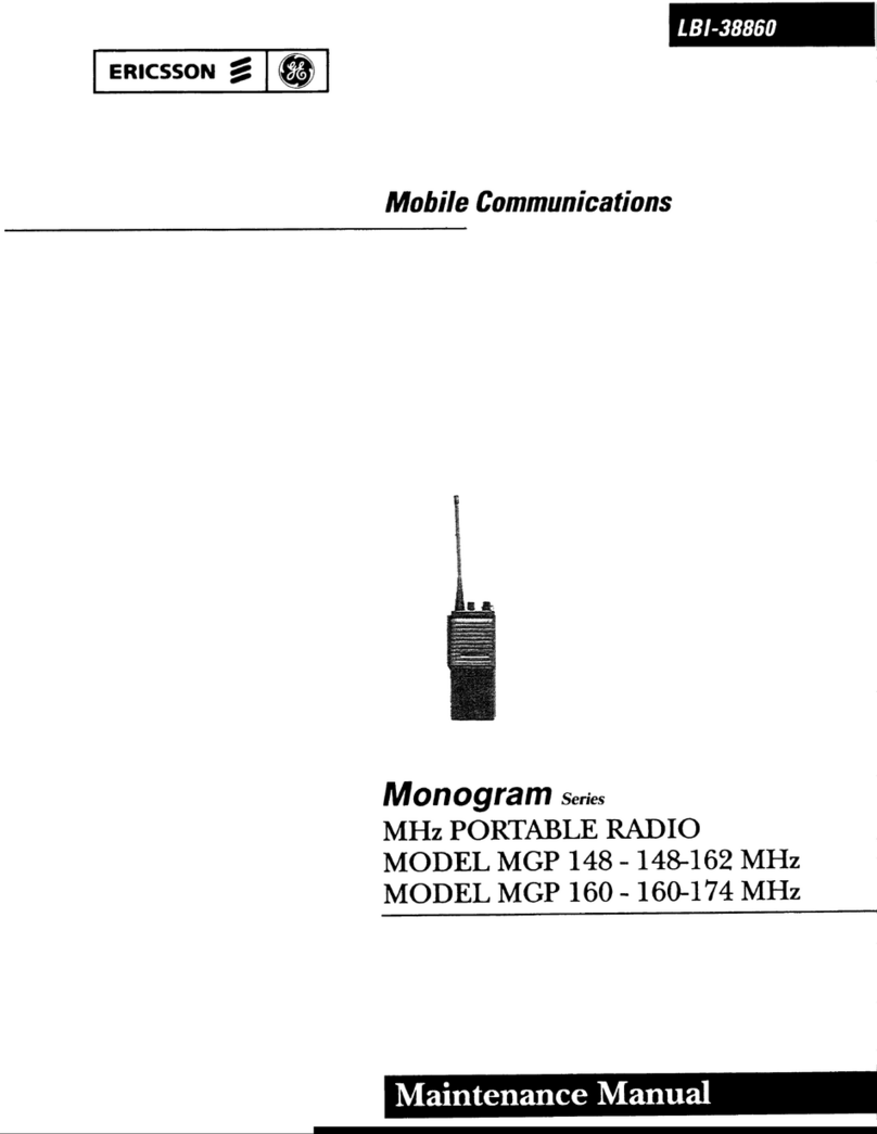 Ericsson MGP 148 Manual de usuario