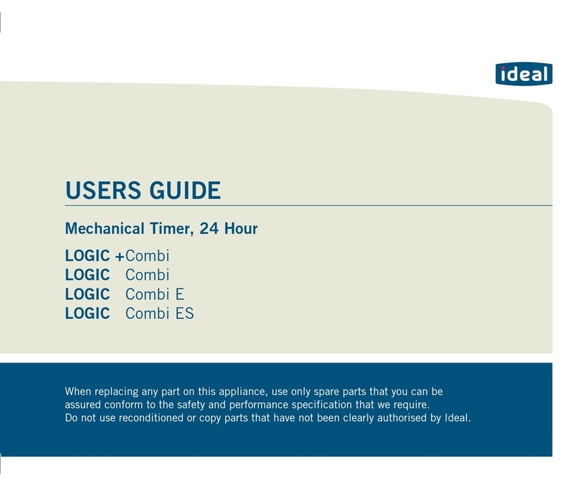 IDEAL LOGIC COMBI Manual de usuario