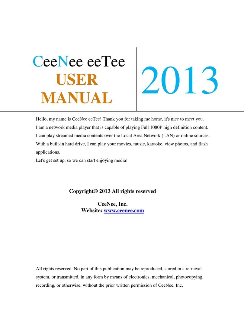 CeeNee eeTee Manual de usuario CeeNee eeTee Manual de usuario