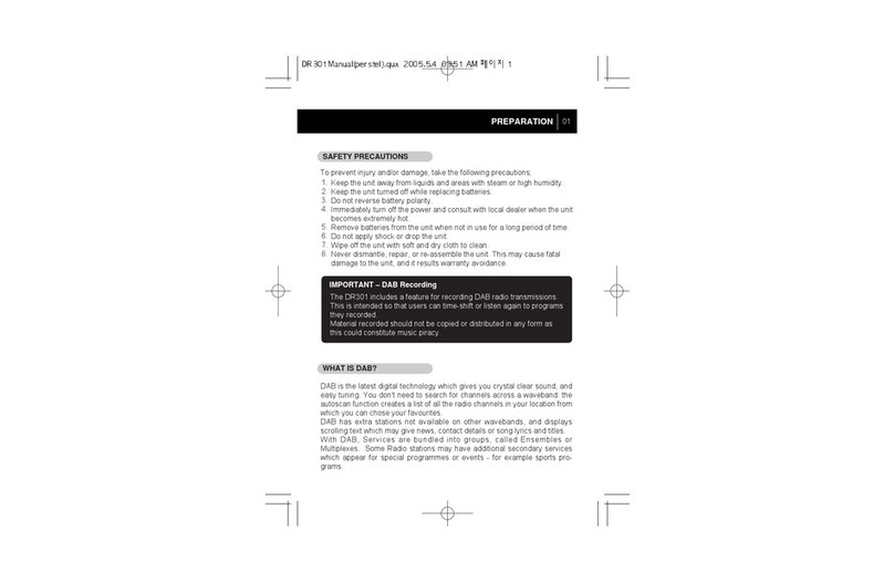 Perstel DR 301 Manual de usuario