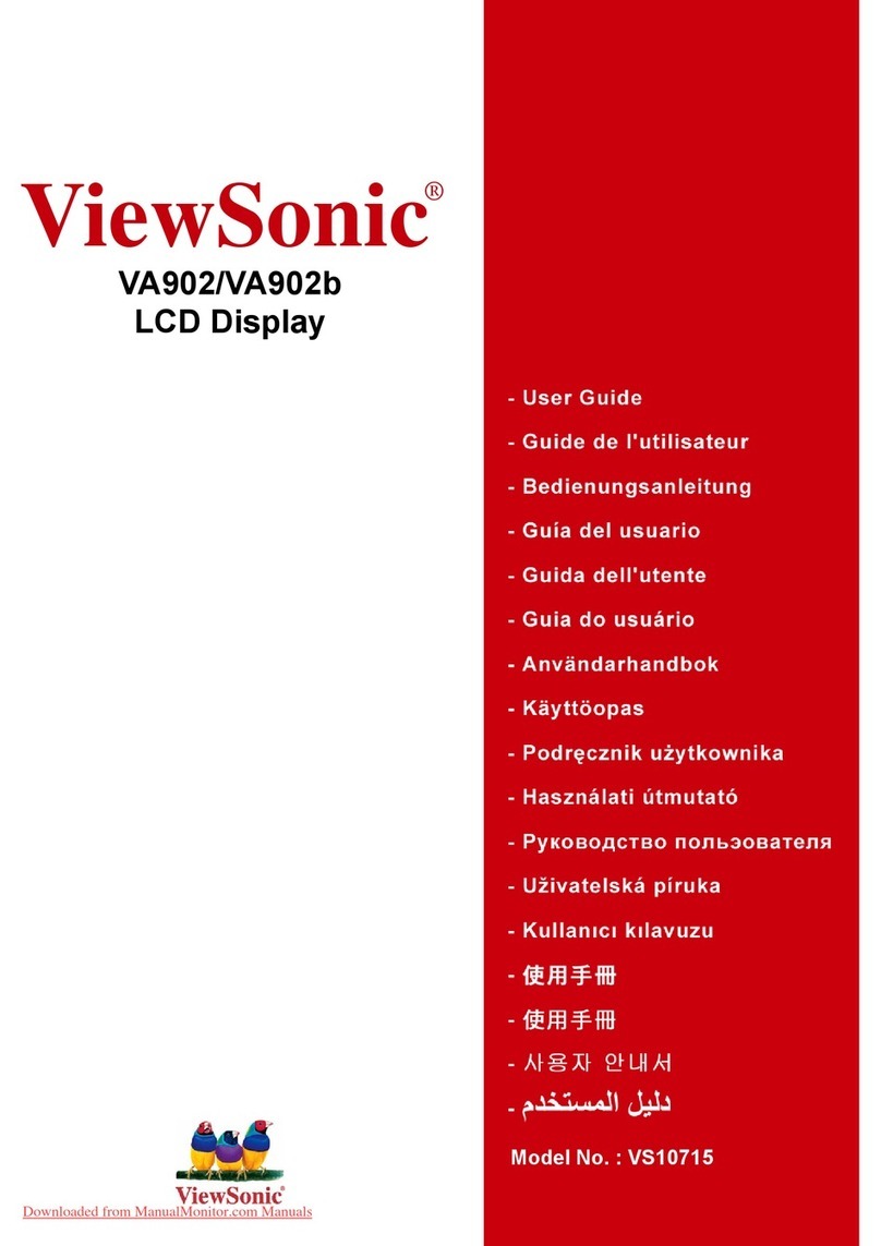ViewSonic VA902 Manual de usuario