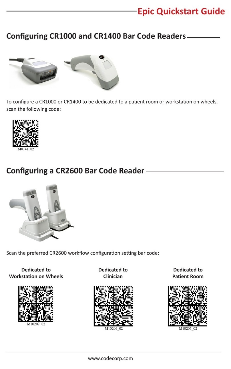 Code CR1000 Manual de usuario