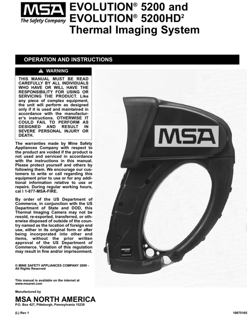 MSA EVOLUTION 5200 Manual de usuario