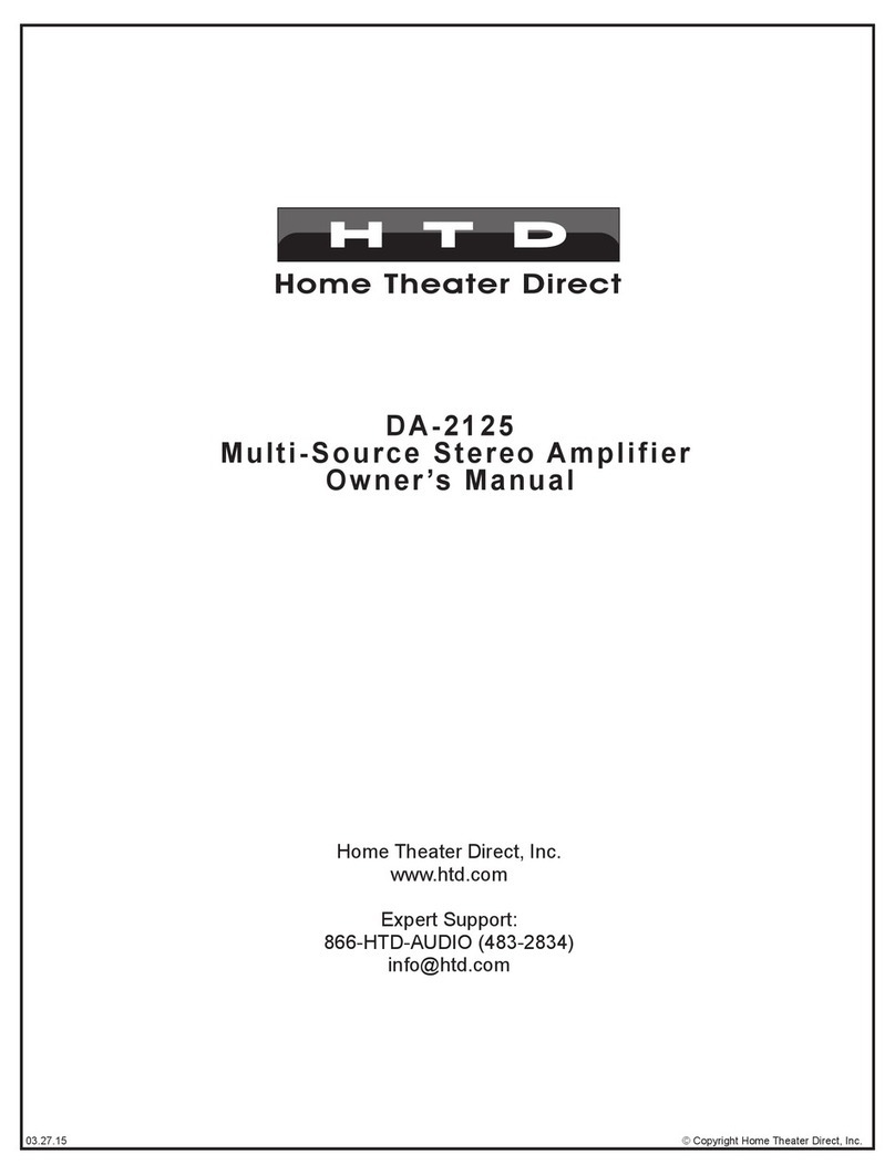 HTD DA-2125 Manual de usuario