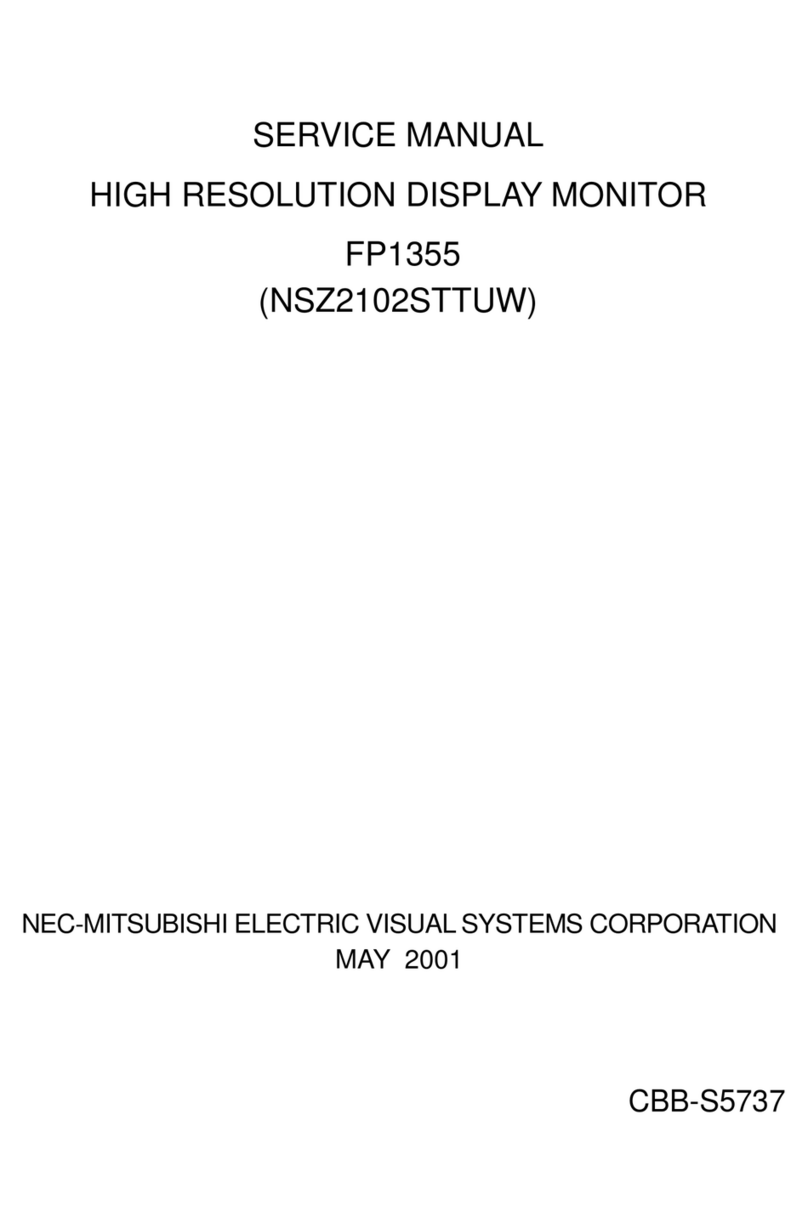 NEC MultiSync FP1355 FP1355 FP1355 Manual de usuario NEC MultiSync FP1355 FP1355 FP1355 Manual de usuario