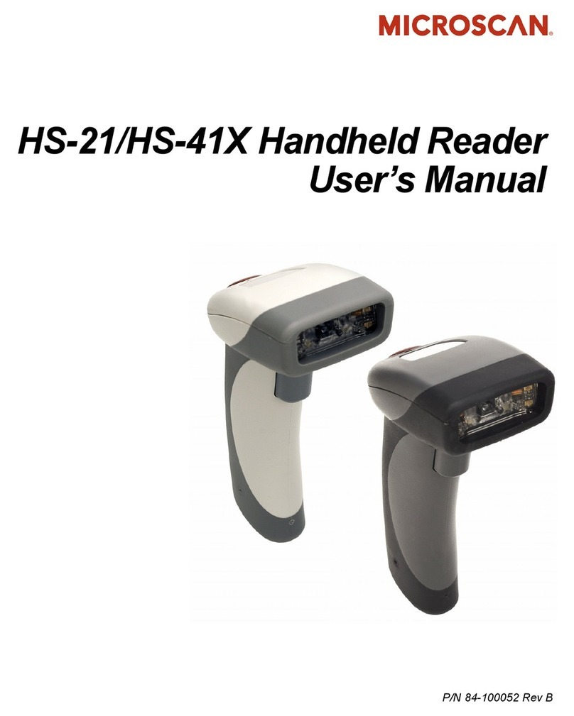 Microscan HS-21 Manual de usuario