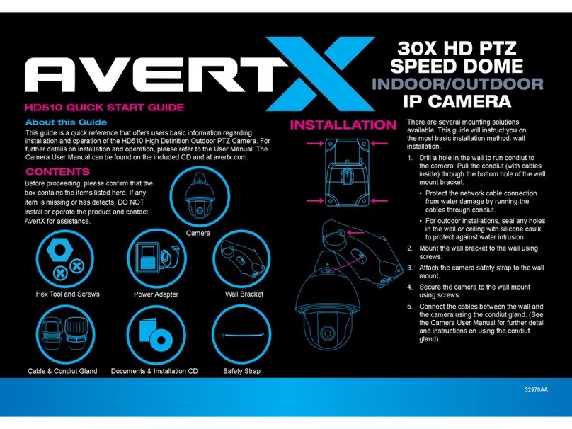 avertX HD510 Manual de usuario